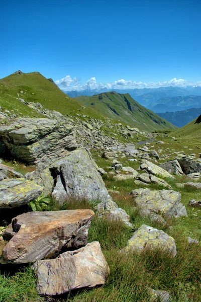 Uitzicht Vanaf Berg Pizol Zwitserland 2020 — Stockfoto