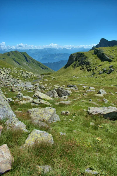 Vista Monte Pizol Suíça 2020 — Fotografia de Stock