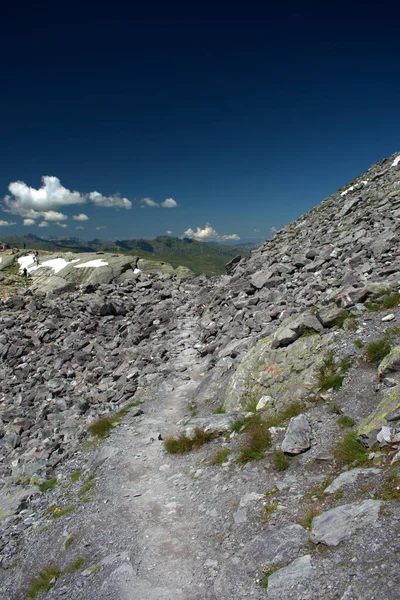 Fantastisk Utsikt Över Bergen Vid Berget Pizol Schweiz 2020 — Stockfoto