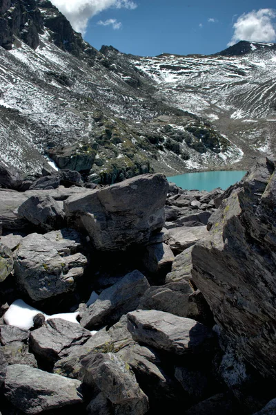 瑞士Pizol山全景尽收眼底 — 图库照片