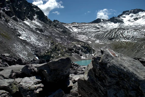 Fantastisk Utsikt Över Bergen Vid Berget Pizol Schweiz 2020 — Stockfoto