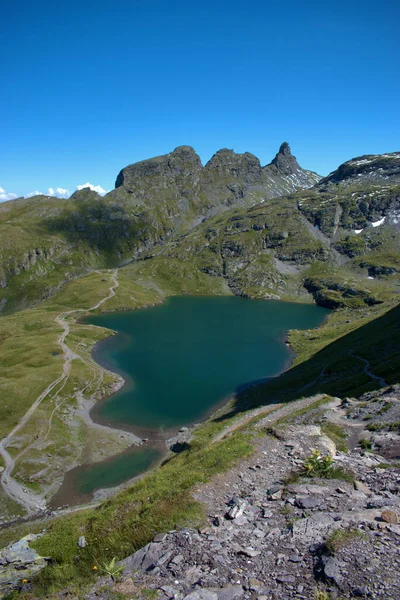 瑞士皮佐山顶美丽的湖景7 2020 — 图库照片