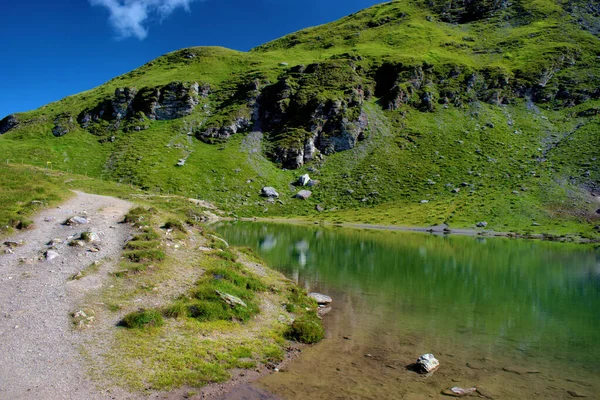 Bonito Lago Monte Pizol Suiza 2020 —  Fotos de Stock