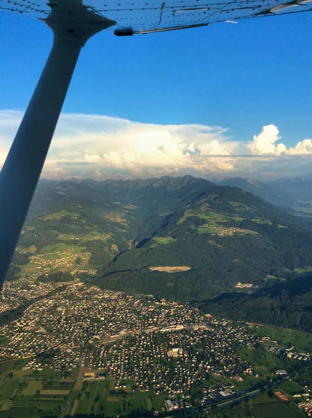 Horské Panorama Rakousku 2016 — Stock fotografie