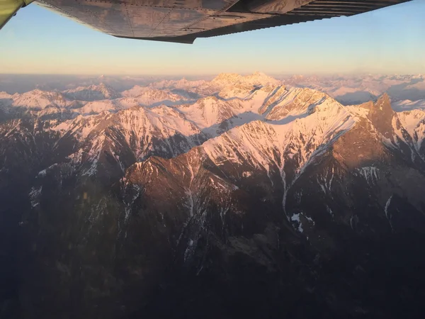 Sviçre Dağları Kaplayan Görkemli Kar Yağışı 2016 — Stok fotoğraf