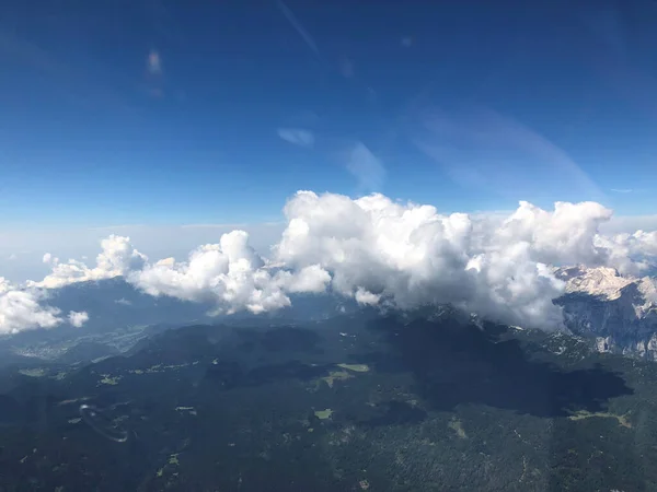 Paisagem Alpina Sobre Montanhas Áustria 2018 — Fotografia de Stock