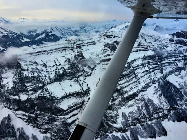 Montanhas Cobertas Neve Área Lech Áustria 2017 — Fotografia de Stock