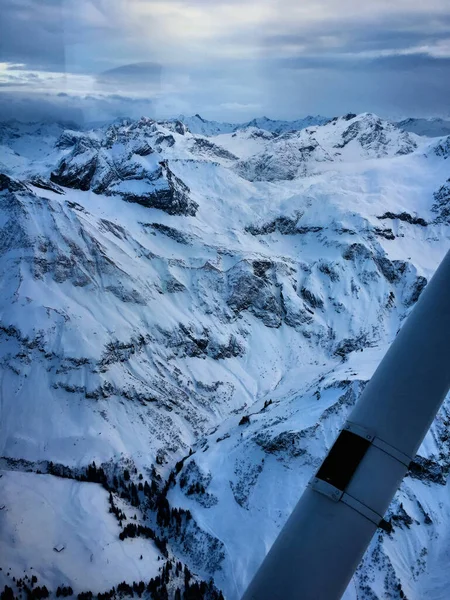 Met Sneeuw Bedekte Bergen Omgeving Van Lech Oostenrijk 2017 — Stockfoto