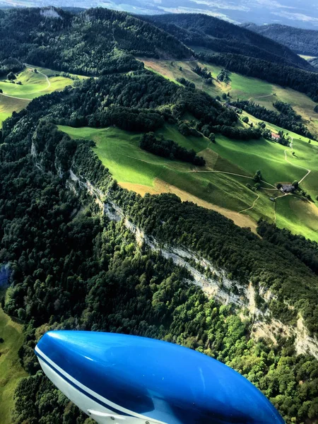 Zwitserland Cross Country Vlucht 2016 — Stockfoto