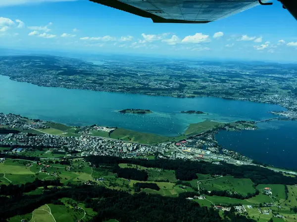 Zürichsee Der Schweiz 2016 — Stockfoto