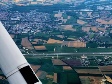 Almanya 'daki Bavyera kırsalında 14.7.2018 sefer sayılı uçuş