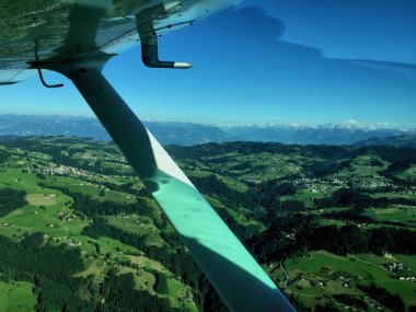 23.6.2016 sayılı İsviçre uçuşu sırasında kırsal alan