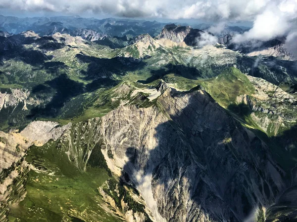 Superbe Vue Sur Montagne Autriche 2016 — Photo