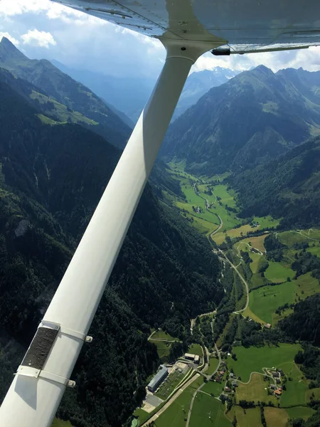 Landschap Van Een Vlucht Oostenrijk 2016 — Stockfoto