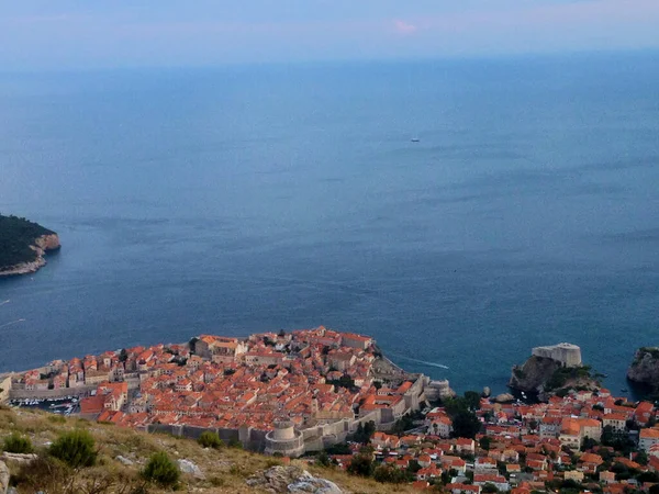 Dubrovnik Óvárosa Horvátországban 2015 — Stock Fotó