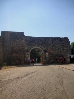 Makedonya 'nın Ohri kentindeki Samuels şatosu 9.8.2015