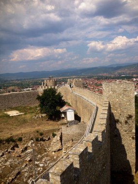 Makedonya 'nın Ohri kentindeki Samuels şatosu 9.8.2015
