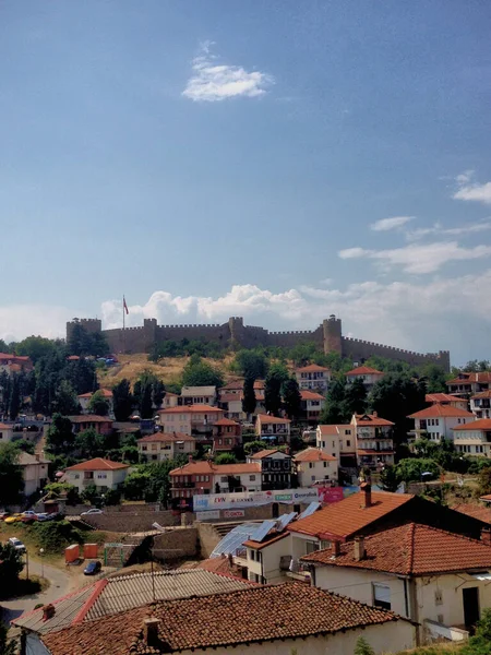 Замок Сэмюэлс Охриде Македонии 2015 — стоковое фото