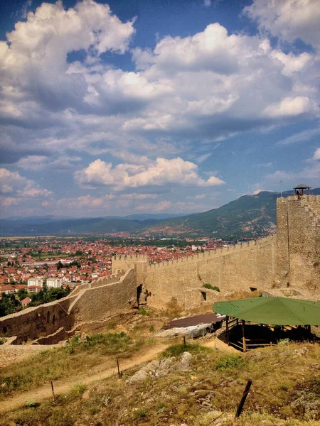 Samuels Kasteel Ohrid Macedonië 2015 — Stockfoto