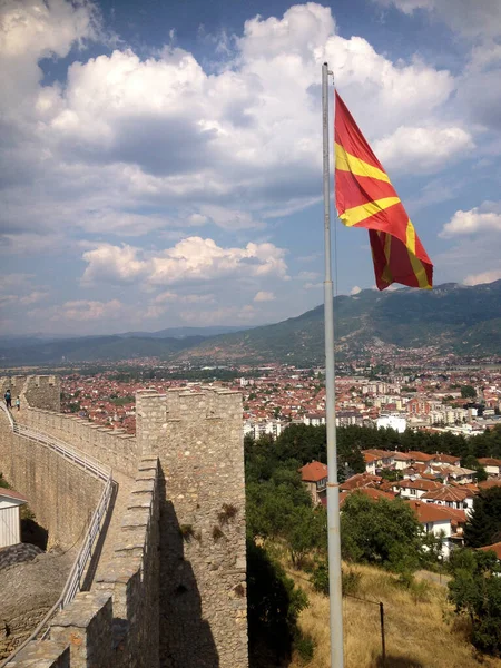 Samuels Kasteel Ohrid Macedonië 2015 — Stockfoto