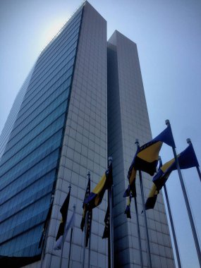 Saraybosna şehir merkezi Bosna 'da 1.8.2015