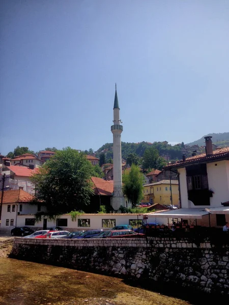 Szarajevó Belvárosa Bosznia Hercegovinában 2015 — Stock Fotó