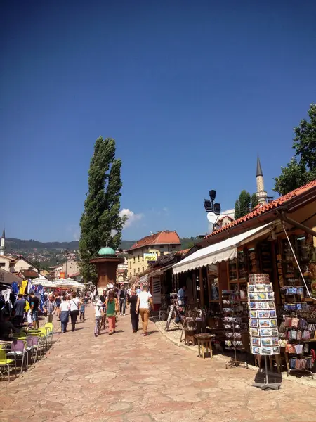 Sarajevo Centrum Bosnien 2015 — Stockfoto