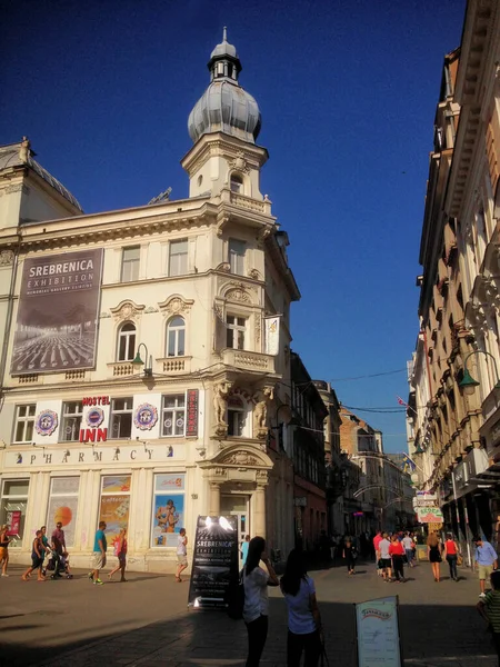 Centro Sarajevo Bósnia 2015 — Fotografia de Stock