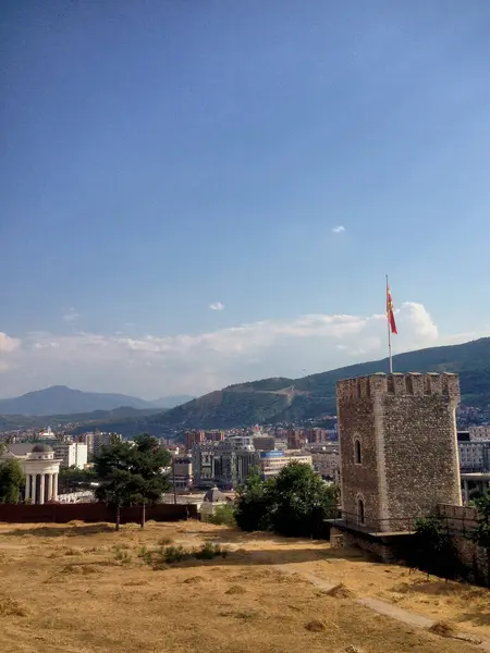 Szkopje Macedóniában 2015 — Stock Fotó