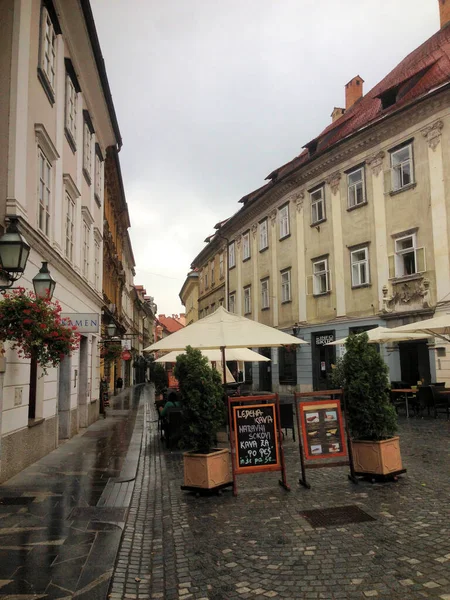 Ljubljana Centrum Slovenien 2015 — Stockfoto