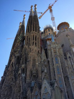 La Sagrada Familia, Barcelona, İspanya 25.2.2017