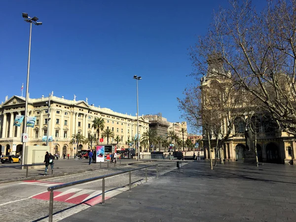 Architektura Umělecká Díla Barceloně Španělsku 2017 — Stock fotografie