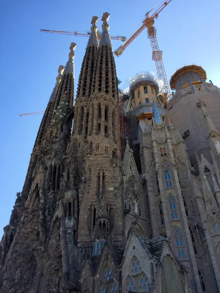 Sagrada Familia Στη Βαρκελώνη Ισπανία 2017 — Φωτογραφία Αρχείου