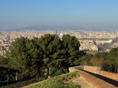 İspanya 'nın Barselona şehrine bakın. 26.2.2017