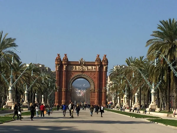 Sightseeing Barcelona Spain 2017 — Stock Photo, Image