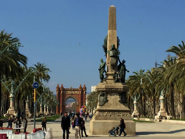 Sightseeing Barcelona Spain 2017 — Stock Photo, Image