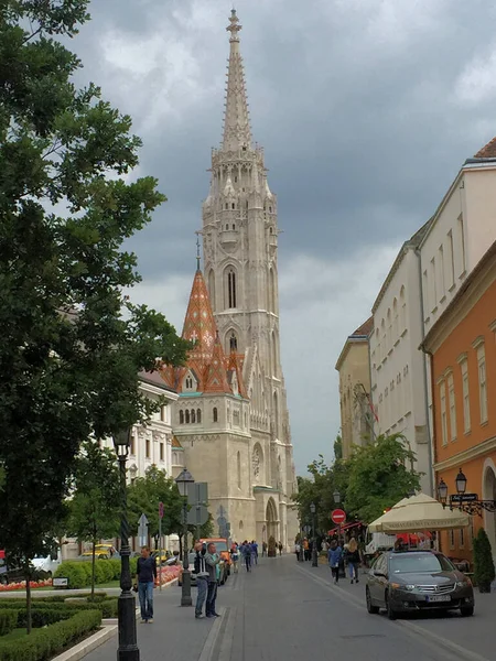 Καθολική Εκκλησία Στη Βουδαπέστη Της Ουγγαρίας 2016 — Φωτογραφία Αρχείου