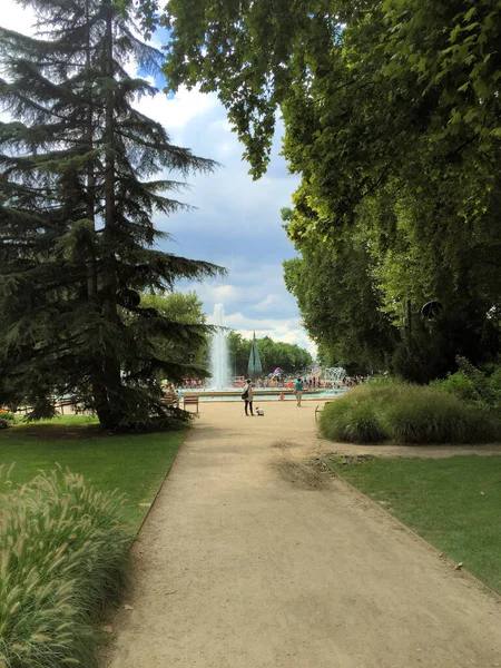 Margaret Adası Budapeşte 2016 Güzel Bir Park — Stok fotoğraf