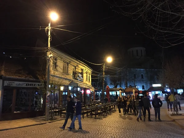 Prizren Kosovo Natten 2016 — Stockfoto