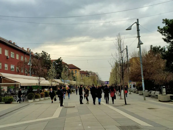 Centro Pristina Kosovo 2016 — Foto Stock