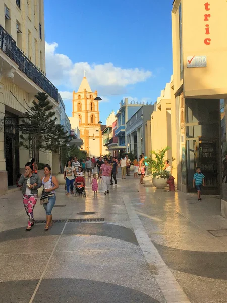 Utcai Élet Camaguey Ban Kubában 2016 — Stock Fotó