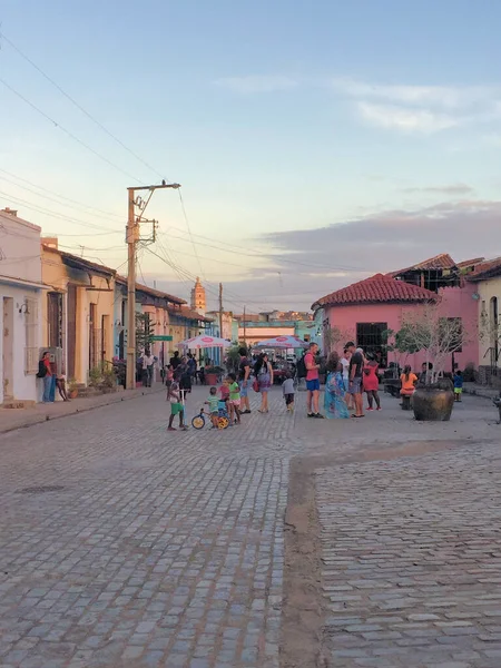 古巴Camaguey街头生活 2016年12月27日 — 图库照片