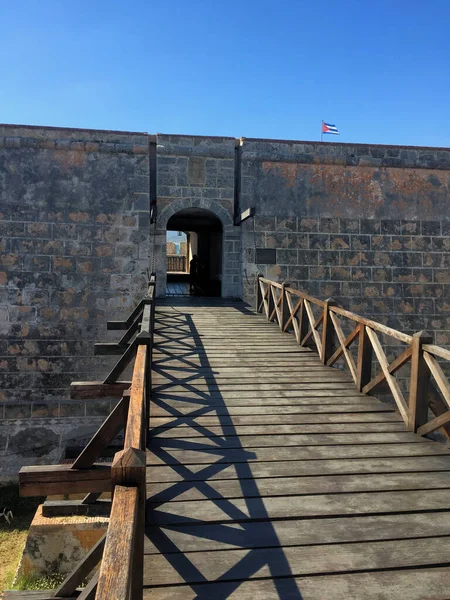 Castillo San Pedro Roca Pobliżu Santiago Cuba 2017 — Zdjęcie stockowe