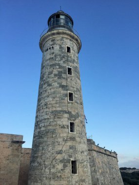 Küba, Havana 'daki Castillo del Morro Deniz Feneri 17.12.2016