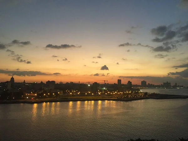 Evening mood over Havana in Cuba 17.12.2016