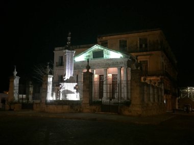 Havana, Küba 'da gece 10.1.2017