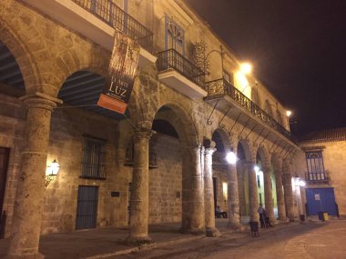 Havana, Küba 'da gece 10.1.2017