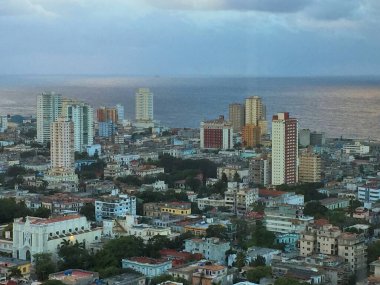 Küba 'daki Havana şehrine bakın. 9.1.2017