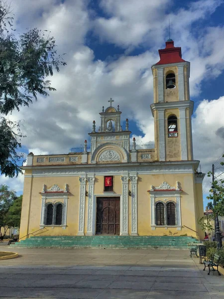 Kościół Katolicki Sancti Spiritus Kubie 2016 — Zdjęcie stockowe