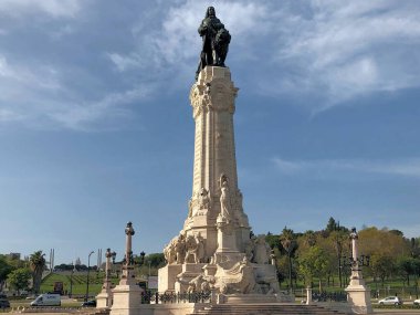 Portekiz Lizbon 'da heykel 26.3.2019